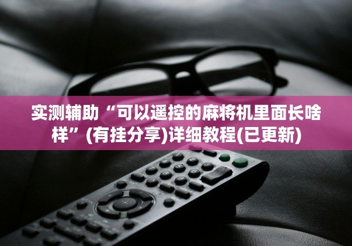 实测工具“麻将机灯棋牌室吸烟灯配遥控器”(详细透视教程)-哔哩哔哩