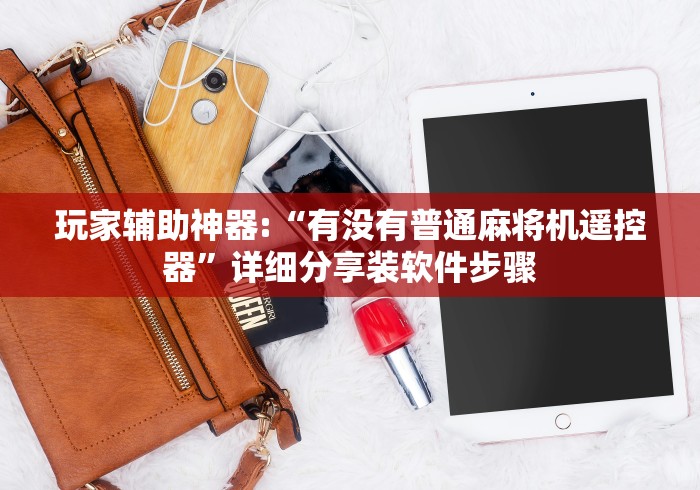 玩家辅助神器:“有没有普通麻将机遥控器”详细分享装软件步骤