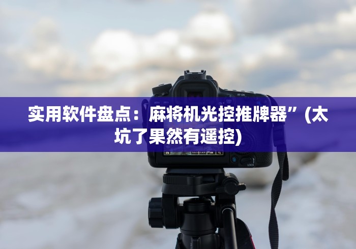 实用软件盘点：麻将机光控推牌器”(太坑了果然有遥控)