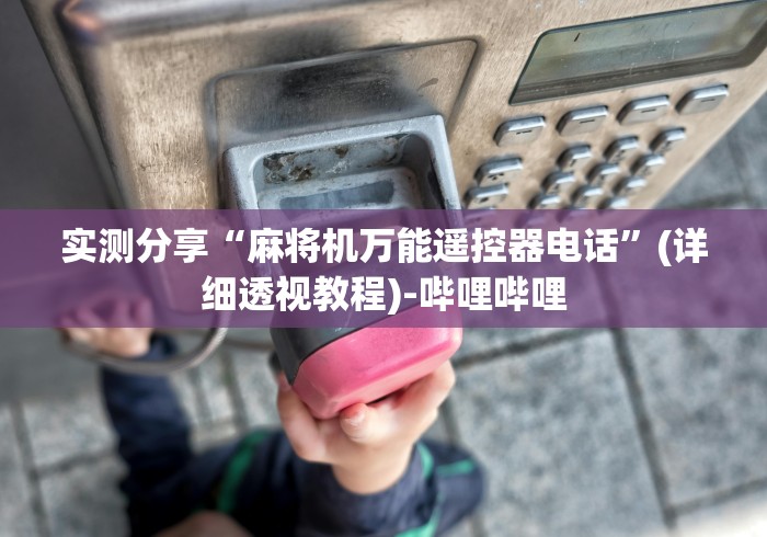 【玩家必备技术】“反遥控麻将机使用视频(详细透视教程)-哔哩哔哩! 【玩家必备技术】“反遥控麻将机使用视频(详细透视教程)-哔哩哔哩!