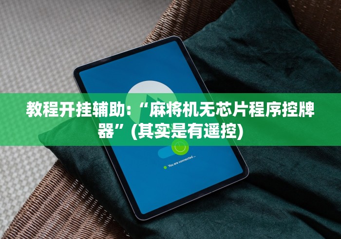 玩家秒懂“程序麻将机遥控器怎样操作”(果然有遥控) 