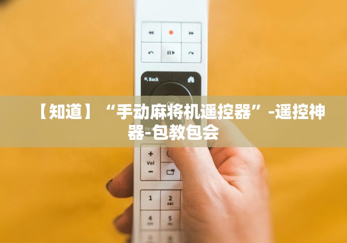 【重大消息】“免安装普通麻将机遥控器”(透视)遥控详细教程