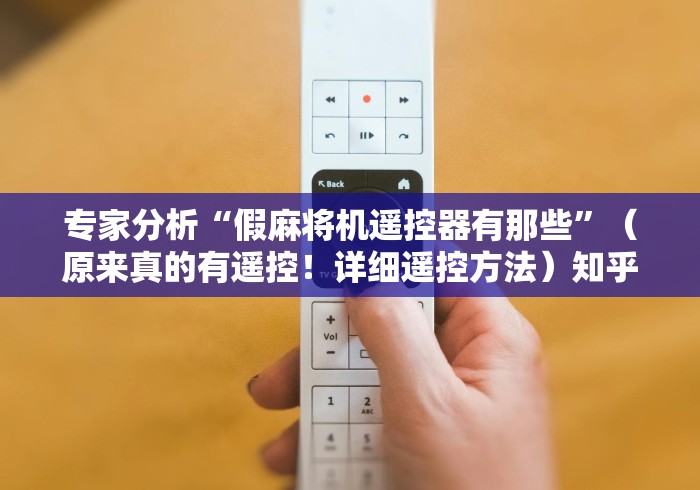 专家分析“假麻将机遥控器有那些”（原来真的有遥控！详细遥控方法）知乎