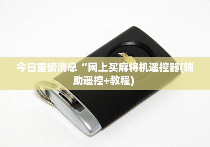 玩家实测“麻将机免安装程控器”(确实真的遥控)