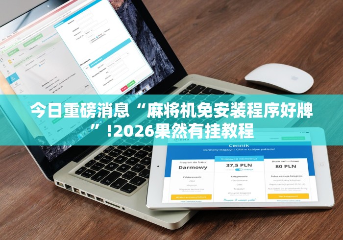 今日重磅消息“麻将机免安装程序好牌”!2026果然有挂教程