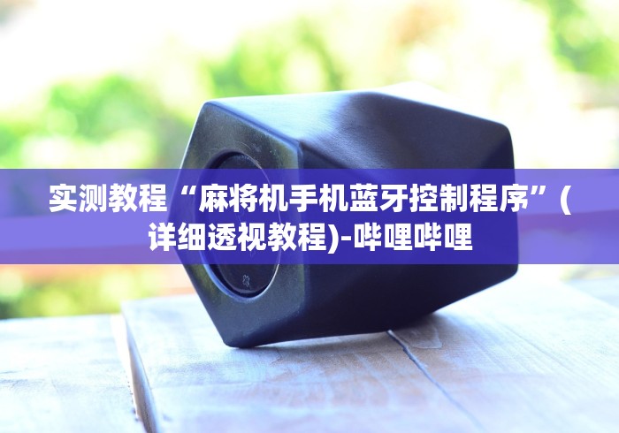 实测教程“麻将机手机蓝牙控制程序”(详细透视教程)-哔哩哔哩 实测教程“麻将机手机蓝牙控制程序”(详细透视教程)-哔哩哔哩