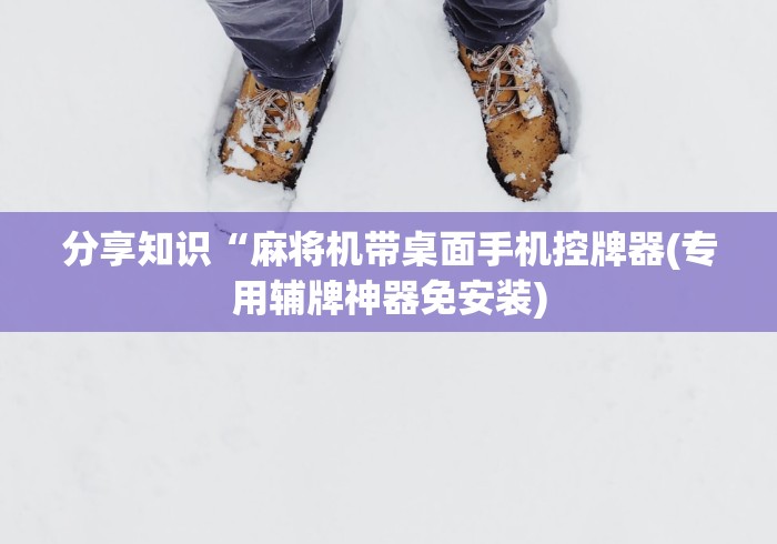 分享知识“麻将机带桌面手机控牌器(专用辅牌神器免安装)