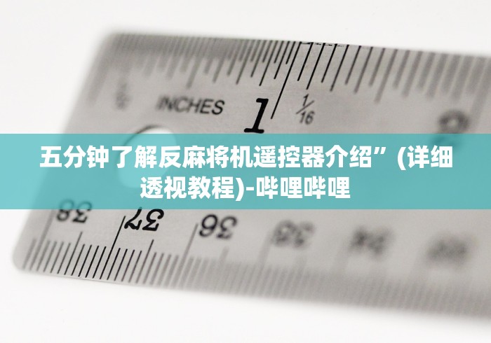 五分钟了解反麻将机遥控器介绍”(详细透视教程)-哔哩哔哩 五分钟了解反麻将机遥控器介绍”(详细透视教程)-哔哩哔哩