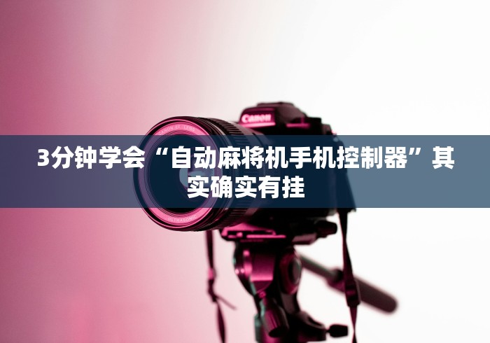 常识科普“麻将机程控器怎么买”原来可以遥控