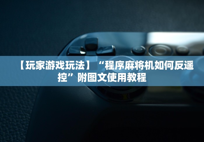 【玩家游戏玩法】“程序麻将机如何反遥控”附图文使用教程