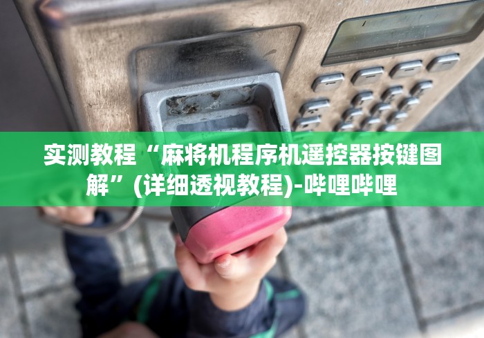 实测教程“麻将机程序机遥控器按键图解”(详细透视教程)-哔哩哔哩