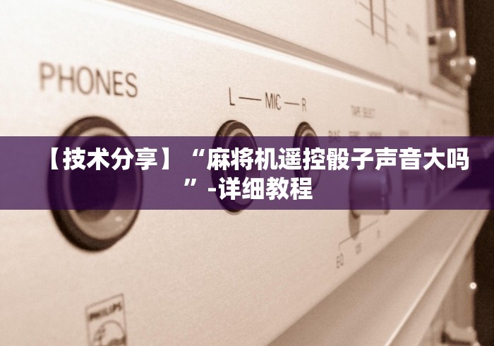 【技术分享】“麻将机遥控骰子声音大吗”-详细教程