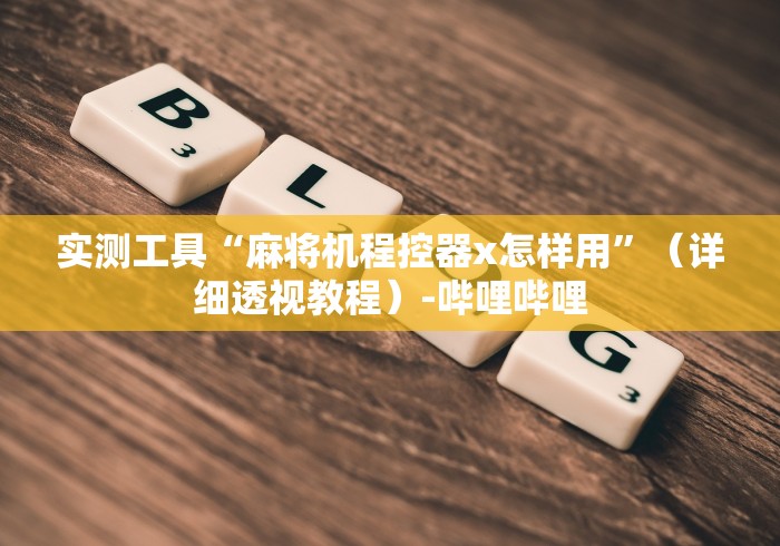 实测工具“麻将机程控器x怎样用”(详细透视教程)-哔哩哔哩 实测工具“麻将机程控器x怎样用”(详细透视教程)-哔哩哔哩