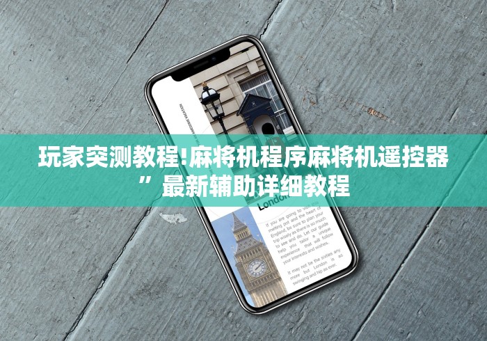 玩家突测教程!麻将机程序麻将机遥控器”最新辅助详细教程 玩家突测教程!麻将机程序麻将机遥控器”最新辅助详细教程