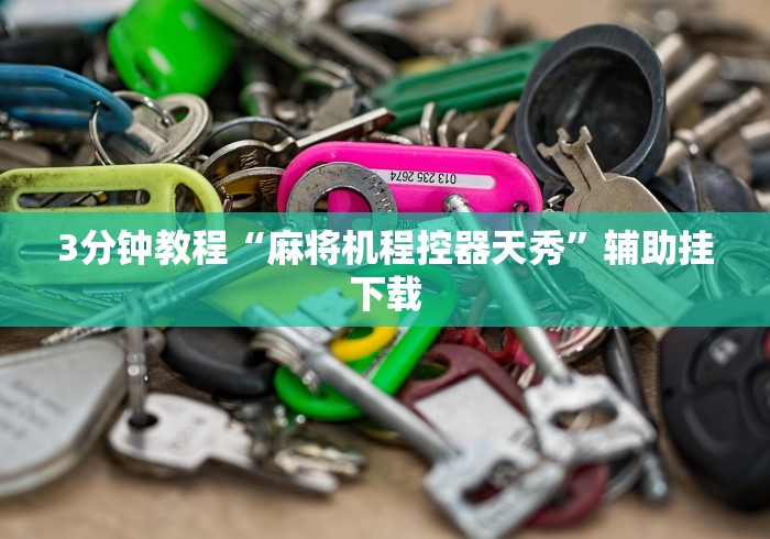 3分钟教程“麻将机程控器天秀”辅助挂下载 3分钟教程“麻将机程控器天秀”辅助挂下载