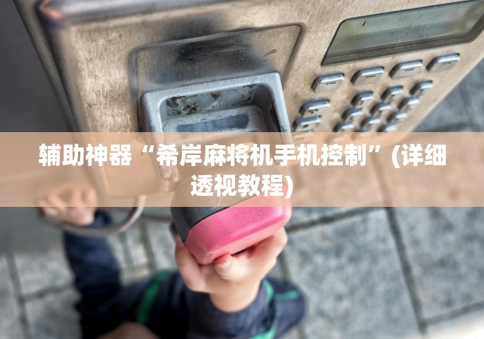 辅助神器“希岸麻将机手机控制”(详细透视教程) 辅助神器“希岸麻将机手机控制”(详细透视教程)