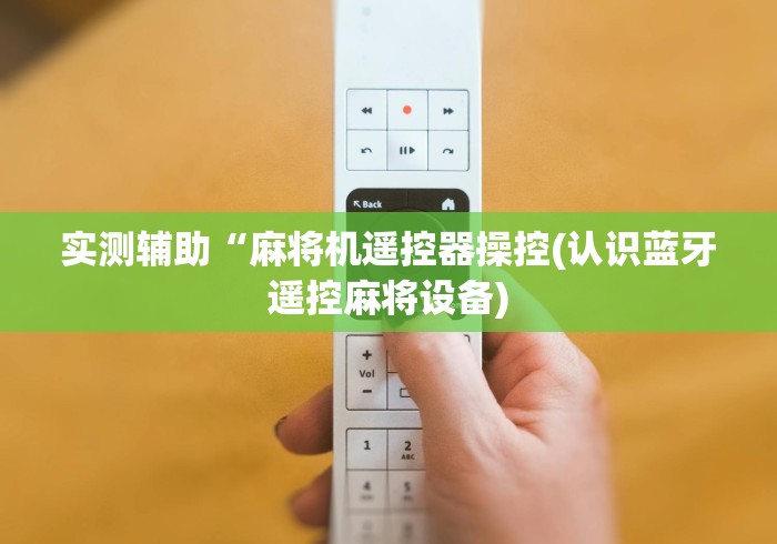 实测辅助“麻将机遥控器操控(认识蓝牙遥控麻将设备) 实测辅助“麻将机遥控器操控(认识蓝牙遥控麻将设备)