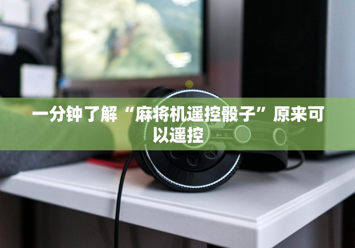一分钟了解“麻将机遥控骰子”原来可以遥控