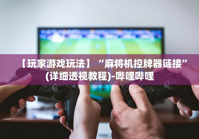 【玩家游戏玩法】“麻将机控牌器链接”(详细透视教程)-哔哩哔哩