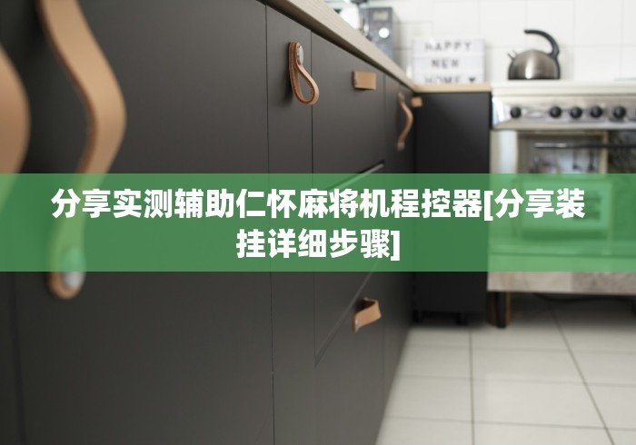 分享实测辅助仁怀麻将机程控器[分享装挂详细步骤]