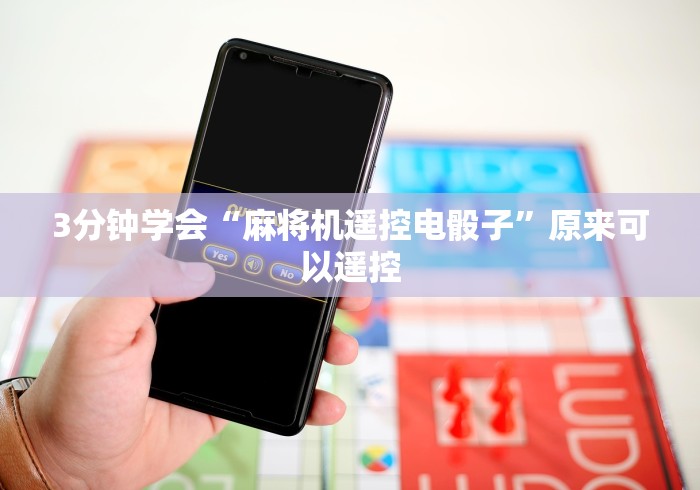 3分钟学会“麻将机遥控电骰子”原来可以遥控