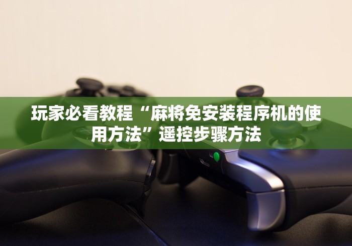 玩家必看教程“麻将免安装程序机的使用方法”遥控步骤方法