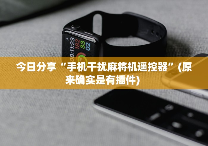 今日分享“手机干扰麻将机遥控器”(原来确实是有插件) 