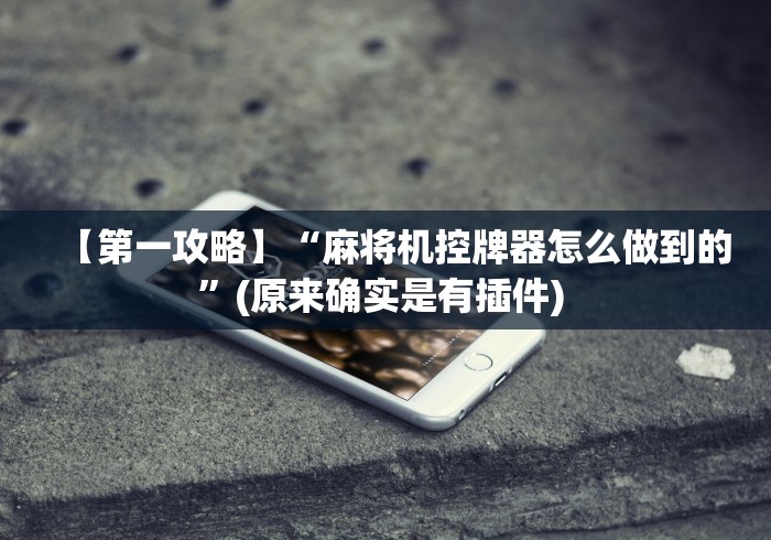 【第一攻略】“麻将机控牌器怎么做到的”(原来确实是有插件) 
