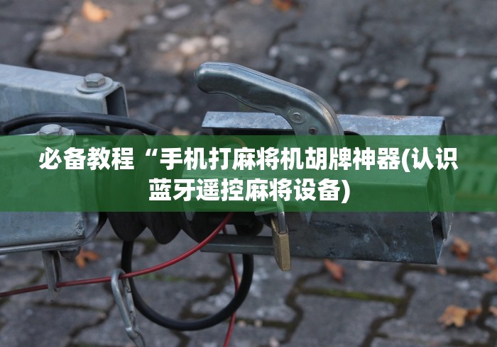 必备教程“手机打麻将机胡牌神器(认识蓝牙遥控麻将设备)