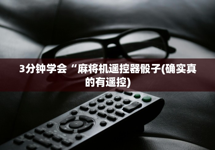 3分钟学会“麻将机遥控器骰子(确实真的有遥控) 3分钟学会“麻将机遥控器骰子(确实真的有遥控)