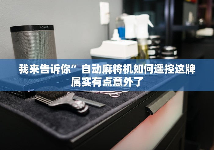 我来告诉你”自动麻将机如何遥控这牌属实有点意外了