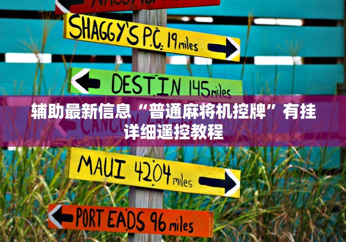 辅助最新信息“普通麻将机控牌”有挂详细遥控教程